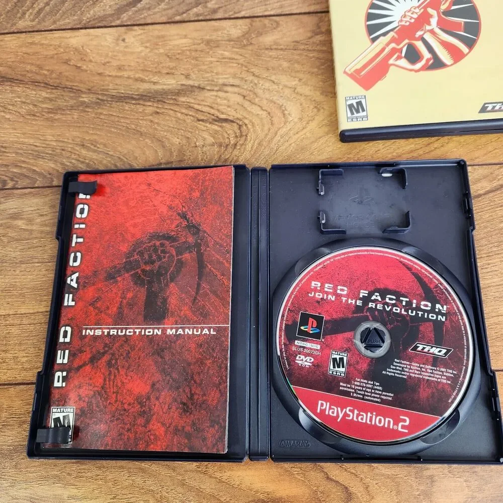 Red Faction I & II Sony PlayStation 2 Game Lot Tested and Working 1 & 2